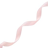 Morex Ribbon Dazzle Glitter Grosgrain Ribbon, 3/8-Inch by 20-Yard, Light Pink, lt. Pink (99002/20-117)