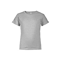 Pro Weight Youth 5.2 oz Retail Fit T-Shirt Athletic Heather - Large