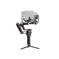 DJI RS 3 Pro Combo, 3-Axis Gimbal Stabilizer for DSLR and Cinema Cameras Canon/Sony/Panasonic/Nikon/Fujifilm/BMPCC, Automated Axis Locks, Carbon Fiber Arms, Includes Ronin Image Transmitter, Black
