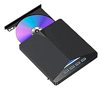USB 3.0 C-Type External CD, DVD, RW Optical Drive, DVD Burner, Card Reader, Player, PC Laptop