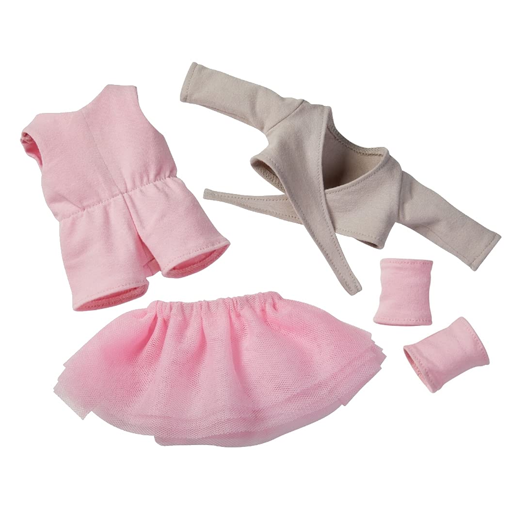 HABA Dress Set Ballet Dream - 5 Piece Outfit with Bodysuit, Tutu, Long Sleeve Wrap and Legwarmers for 12-13.5