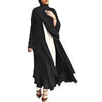 Muslim Kaftan Dresses for Women Long Sleeve Long Robes Arab Dubai Abaya ArabicTurkish Dress Prayer Clothes Womens Pakistani Robe Moroccan Eid Robes Clothing 2024 Deals of The Day