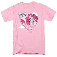 My Little Pony TV Pinkie Pie Unisex Adult T Shirt for Men and Women, Pink, Medium