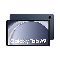 Samsung Galaxy Tab A9 (SM-X110), 64GB 4GB RAM, WiFi Only, Factory Unlocked GSM, International Version (15W Wall Charger Bundle) (Navy)