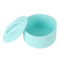 Coffee Filter Holder, Silicone Strong Resistant to Falling Coffee Filter Holders for Counter, Moisture Resistant Round Coffee Filter Storage Holder, for Home, Coffee Shop[Blue]