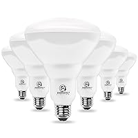 LED Recessed Light Bulbs BR40, 110W Equivalent 14W, Dimmable, 1600 High Lumens, Warm White 3000K, Indoor Flood Lights for Recessed Cans, UL Listed, 6 Pack