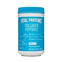 Vital Proteins Collagen Peptides Powder, Promotes Hair, Nail, Skin, Bone and Joint Health, Unflavored 9.33 OZ