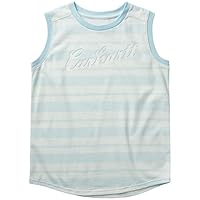 Carhartt Girls' Sleeveless Crewneck Stripe T-Shirt