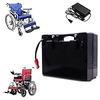 24V Lithium Battery Pack 24V 20Ah 25Ah 30Ah 35Ah 40Ah Electric Wheelchair Battery 24V Lithium Rechargeable Battery Lead Acid Replacement Battery,24v,40Ah