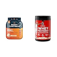 Body Fortress 100% Whey Vanilla 1.74lbs & Six Star Elite Whey Protein Vanilla Cream 1.8lbs