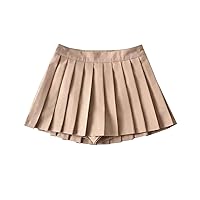 Women Pleated Skirts High Waist Summer Vintage Mini Skirts Korean Tennis Student White Designed Dance Skirt