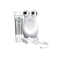 NuFACE Trinity Starter Kit - Facial Toning Device with Hydrating Leave-On Gel Primer | Wrinkles, Contour, Professional | 2 Fl Oz