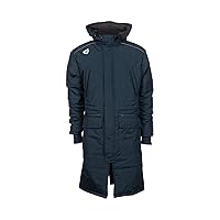 Arena Unisex Adult Team Swim Parka Solid Fleece Warm Winter Coat Waterproof Long Jacket for Women and Men Cold Weather Anorak