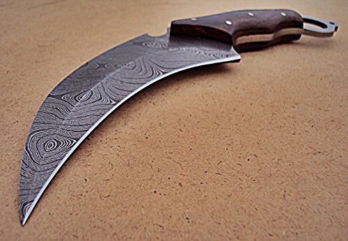 Poshland BC-206 - Handmade Damascus Steel 10.20 Inches Skinner Knife & Hunting Knife - Karambit Knife