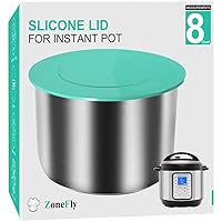 Silicone Cover Fits Instant Pot 8 Qt - 8 Quart Inner Pot Lid for Insta Pot 8 Qt Duo,Pro,Ultra,Crisp,Nova,Plus & More - Best Sealing Lid for 8 Qt Pressure Cooker Instapot Cover