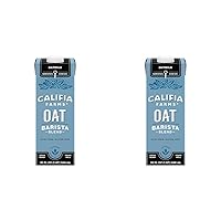 Califia Farms - Oat Barista Blend Oat Milk, 32 Oz, Dairy Free, Vegan, Plant Based, Gluten Free, Non GMO, Milk Frother, Coffee Creamer (Pack of 2)