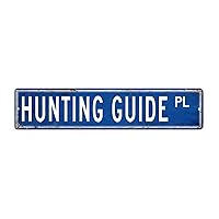Hunting Guide Refrigerator Home Decor Wall Art Murals Retro Career Street Profession Removable Home Decals for Backdrops Office Bottles Doors Vinyl 22in
