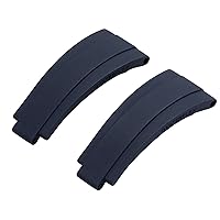 Suitable for Rolex Rubber Watch Strap 20mm，21mm Without Buckle (Color : Blue, Size : 20mm)