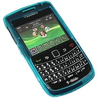 Amzer Luxe Argyle Skin Case with Screen Protector for BlackBerry Bold 9700/Onyx 9700 - Blue