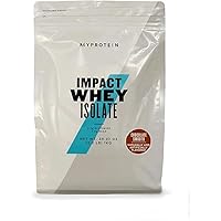 Myprotein Impact Whey Protein Isolate, 2.2 Lbs (31 Servings) Chocolate Milkshake, 25g Protein, 3.5g Glutamine & 6g BCAA Per Serving, Protein Shake for Muscle Strength & Recovery
