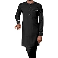 Dashiki Clothes for Men Traditional Outfits Tribal Shirts and Pants Set Tracksuit Outfits Blouse African Wear