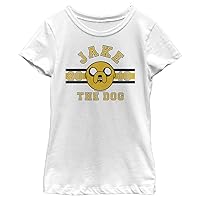 Adventure Time Men's Little, Big Girls Jake The Dog 2010 T-Shirt