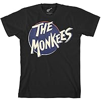 The Monkees T Shirt Retro Dot Band Logo Official Mens Black Size XXL