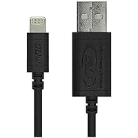 RNDs Lightning to USB 6ft Cable for Apple iPhone and iPad (Pro, Air, Mini) [Apple MFi Certified] (6 feet/1.8M/Black)