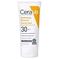 100% Mineral Sunscreen SPF 30 | Body Sunscreen with Zinc Oxide & Titanium Dioxide | Hyaluronic Acid & Ceramides | Oil Free | Non-Greasy | Hydrating Mineral Sunscreen For Body | 5 oz
