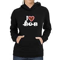 Personalized I Love Tricolor Heart Add Any Name Women Hoodie