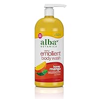 Alba Botanica Very Emollient Body Wash, Honey Mango, 32 Oz