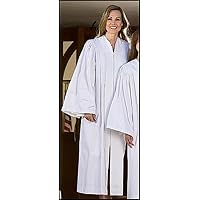 Baptismal Candidate Gown for Adult Christian Rite Vestment (Medium (5' 4