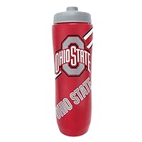 Party Animal NCAA Ohio State Buckeyes Squeezy Water Bottle, Team Color