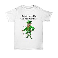 St. Patrick's Day T-Shirt | Funny Leprechaun Tee | Men's Saint Paddy's Day Shirts | Green T-Shirt Unisex