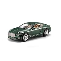 Scale Model Cars for Continental GT Bentleys 1:24 Alloy Car Model Diecast Metal Simulation Car Toy Sound Light Collection Toy Car Model (Color : Green)
