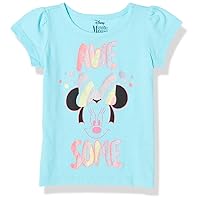 Disney Minnie Mouse Toddler Girls Puff Short Sleeve T-Shirt