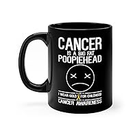 11oz Black Coffee Mug Ceramic Hilarious Extreme Severe Sickness Disease Recognizing Fan Humorous Realization Apprehension Serious Symptom 11oz