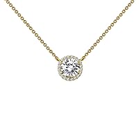 Classic Simulated Diamond Necklace (1.23 CTTW)