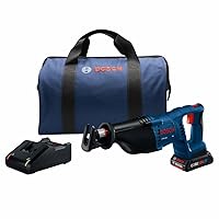 BOSCH CRS180-B15 18V 1-1/8 In. D-Handle Reciprocating Saw Kit with (1) CORE18V 4 Ah Advanced Power Battery