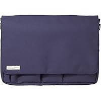 LIHIT LAB Carrying Pouch (Laptop Sleeve), 9.4 x 13.4 Inches, Navy (A7577-11)