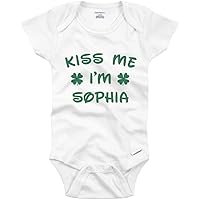 Cute Irish Baby Kiss Me I'm Sophia: Baby Onesie®