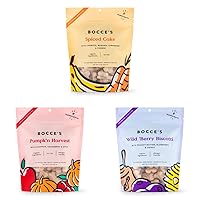 Bocce's Bakery All-Natural, Small Batch, Organic Dog Treat Bundle, Wheat-Free, Limited-Ingredient Dog Biscuits, Made in The USA with 100% Recyclable Packaging