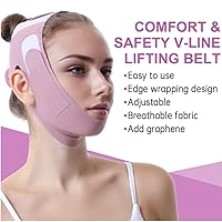 Graphene V-Line Mask, Chin Up Mask V Shaped Face Mask Jaw Exerciser