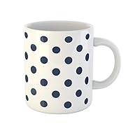 Coffee Mug Polka Dot Pattern Example of Tie Kerchief Colors 11 Oz Ceramic Tea Cup Mugs Best Gift Or Souvenir For Family Friends Coworkers