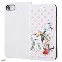 iPhone 8 / 7 / Moomin/Notebook Type Case Magnet Type/Mizudama _ Pink IJ-AP7SLC3W/MT004