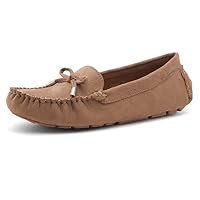 Herstyle Womens Canal Classic Penny Loafers Driving Moccasins Casual Slip-on Boat Shoes Round Toe Bowknot Comfort Walking Flats