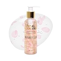Petal Cleanser, Gentle Daily Facial Cleanser, Rose Water Facial Wash, Makeup Remover, Glycerin & Vitamin C Face Wash Brightens and Balances Dry Sensitive Skin