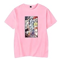 Men's Summer Record of Ragnarok Cartoon Print Fashion T-Shirt Short Sleeve Shirt