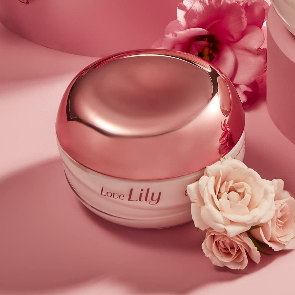 O BOTICARIO Love Lily Satin Hydrating Body Cream, 24 Hour Fragranced Body Butter for Dry Skin, 8.8 Ounce