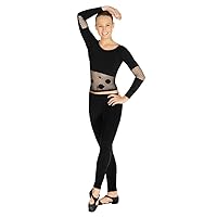 Microfiber Wide Waist Ankle Tights